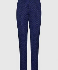 Alembika Jacquard Slim Pant, Sapphire