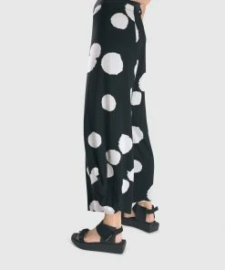 Alembika Alembika Large Dot Punto Pant, Black