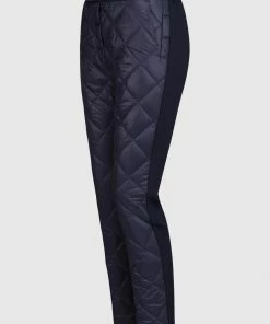 Alembika Quilted Slim Pant, Royal