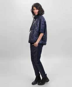 Alembika Quilted Slim Pant, Royal