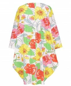 Alembika Garden Print Cocoon Tunic, Bloom Alembika