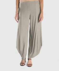 Alembika Stripe Knit Punto Pant, Grey