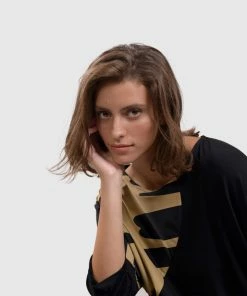 Alembika Alembika Tekbika Print Panel Relaxed Top, Dunes