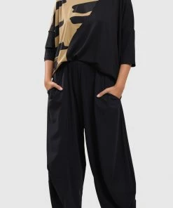 Alembika Alembika Tekbika Print Panel Relaxed Top, Dunes