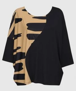 Alembika Alembika Tekbika Print Panel Relaxed Top, Dunes
