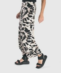 Alembika Tie Dye Print Punto Pant, Tribal Alembika