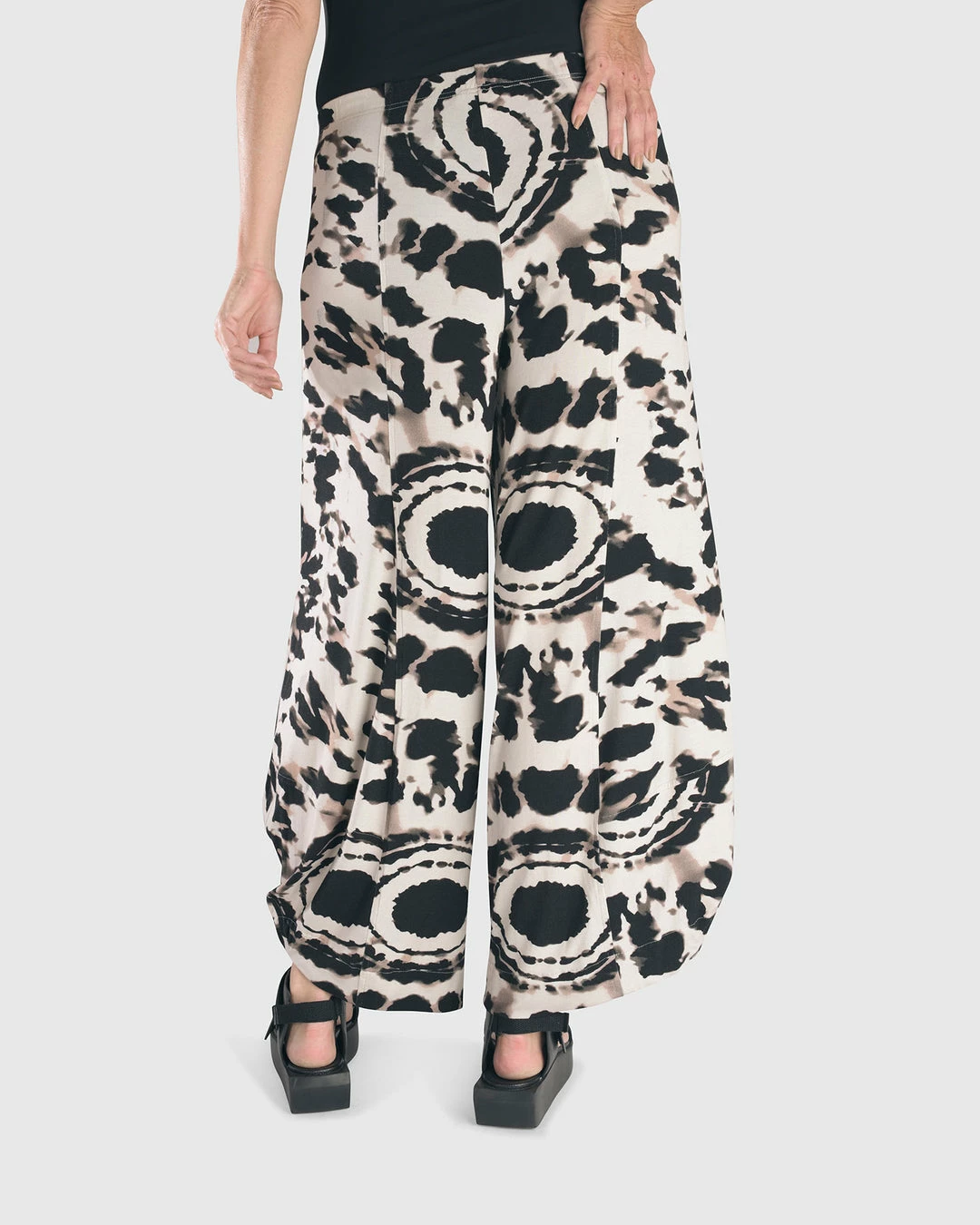 Alembika Tie Dye Print Punto Pant, Tribal Alembika