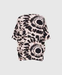 Alembika Alembika Tie Dye Print Relaxed Top, Tribal