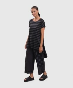 Alembika Alembika Urban Hi Lo Top, Stripes