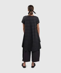 Alembika Alembika Urban Hi Lo Top, Stripes