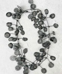 Annemieke Broenink Annemieke Broenink Glitter Poppy Rubber Necklace, Gunmetal