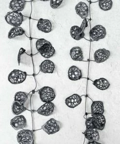 Annemieke Broenink Lace Poppy Necklace, Black Annemieke Broenink