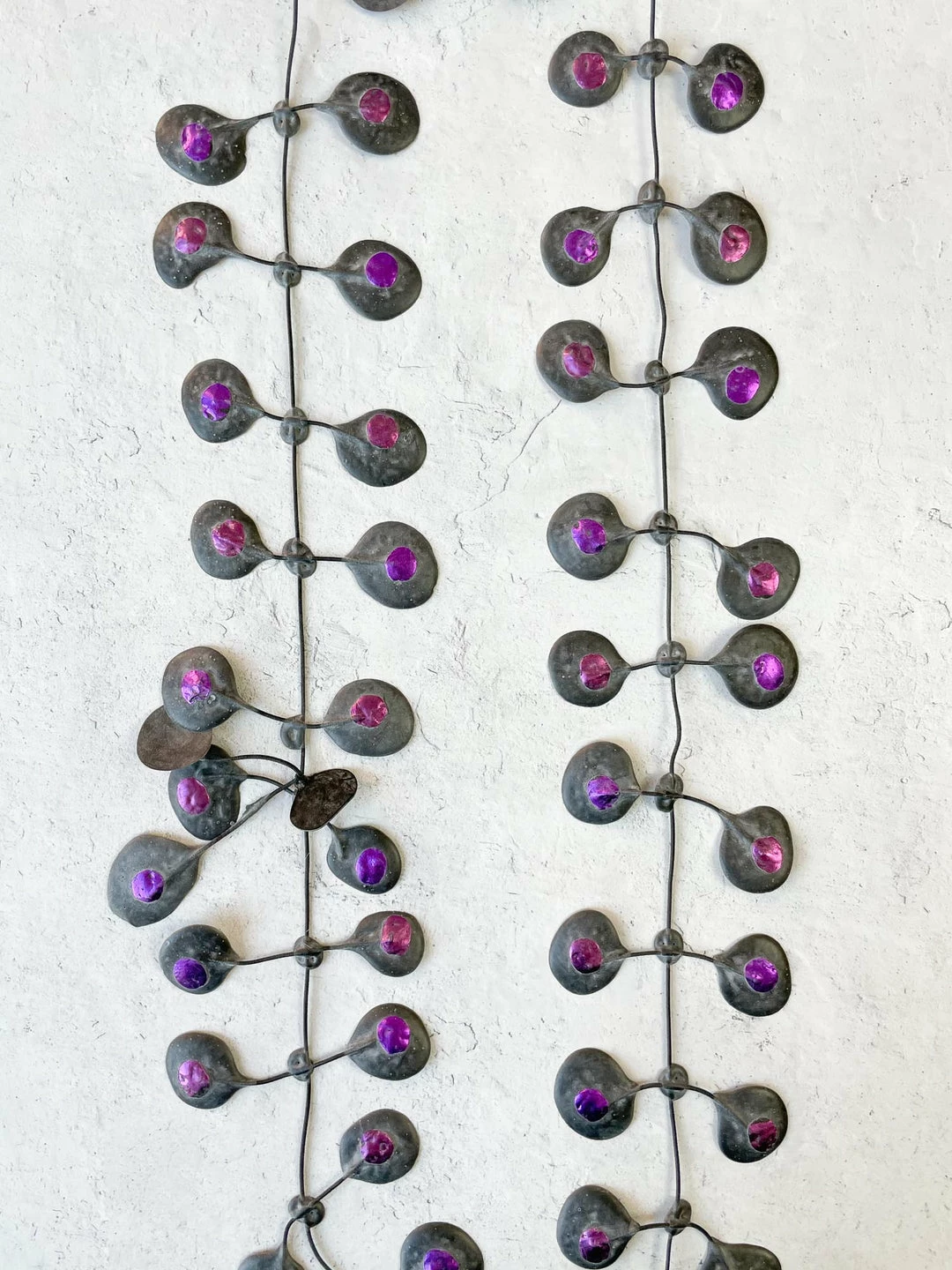 Annemieke Broenink Metallic Poppy Necklace, Violet Annemieke Broenink