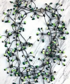 Annemieke Broenink Annemieke Broenink Multi Dot Necklace - Acid Green