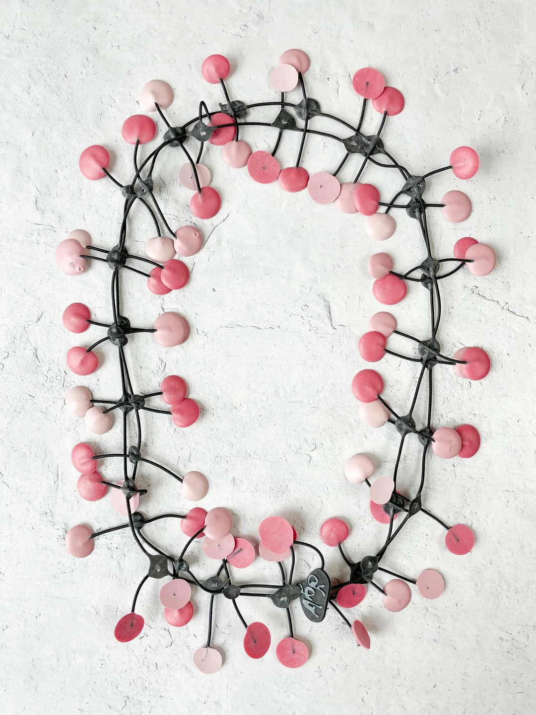 Annemieke Broenink Pop Necklace, Blush Pink