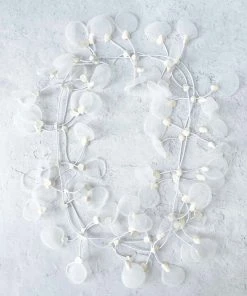 Annemieke Broenink Annemieke Broenink Sheer Mesh Leaf Necklace, White