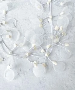 Annemieke Broenink Annemieke Broenink Sheer Mesh Leaf Necklace, White