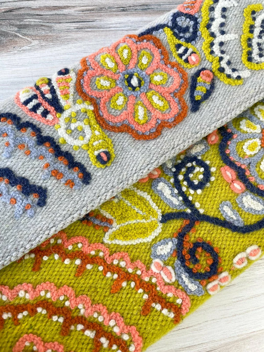 Beyond Threads Beyond Threads Buttercup Embroidered Wool Handbag, Multi