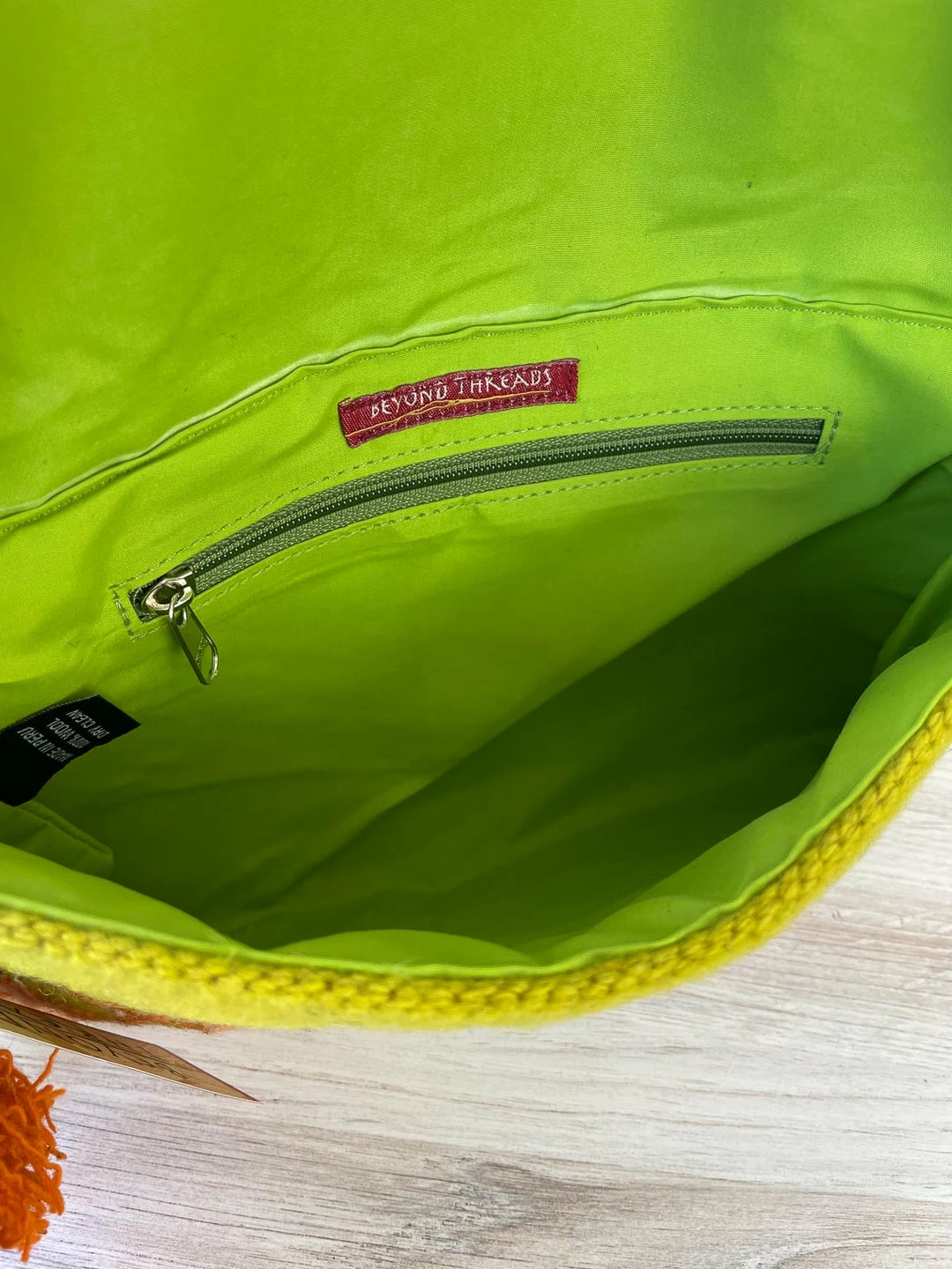 Beyond Threads Beyond Threads Buttercup Embroidered Wool Handbag, Multi