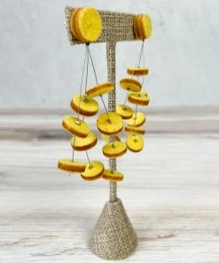 Beyond Threads Beyond Threads Confetti Earrings, Lemon