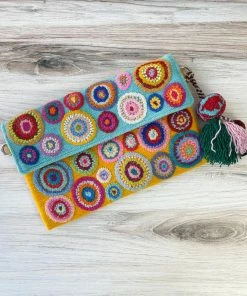 Beyond Threads Beyond Threads Cosmo Embroidered Wool Handbag, Multi