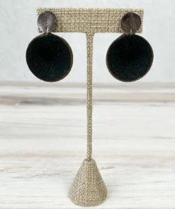Beyond Threads Beyond Threads Douli Earrings, Black
