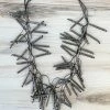 Beyond Threads Firecracker Necklace, Pewter