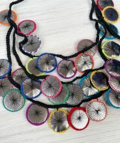 Beyond Threads Beyond Threads Parasols Necklace, Multi