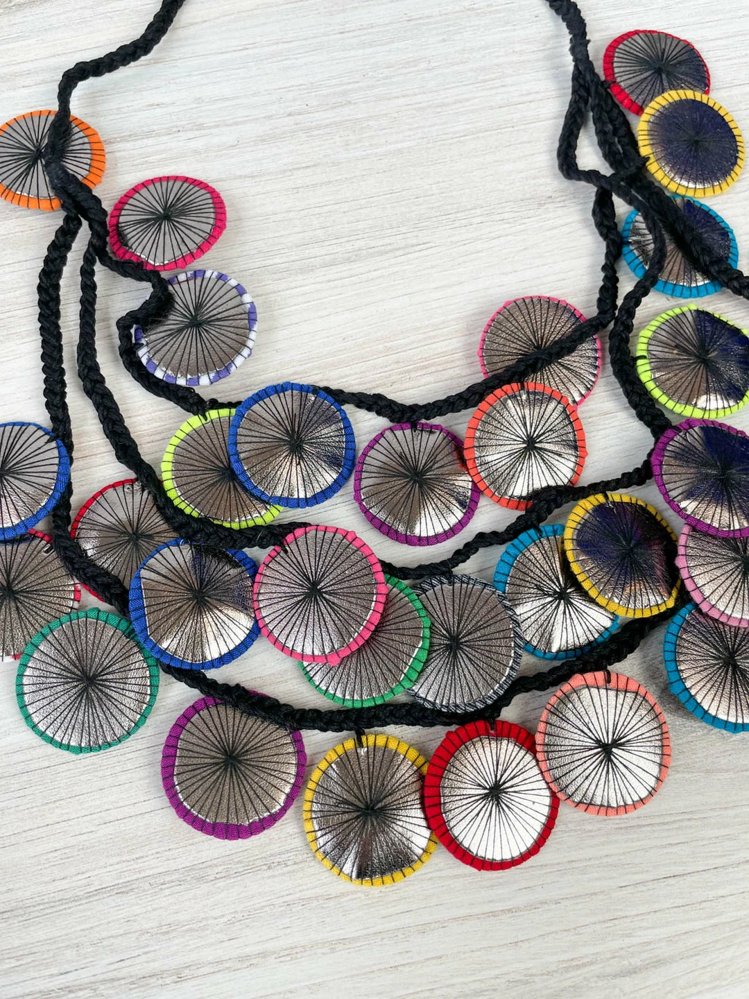 Beyond Threads Beyond Threads Parasols Necklace, Multi