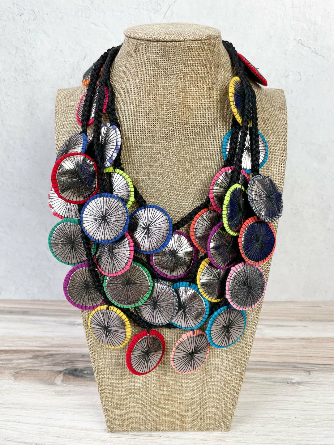 Beyond Threads Beyond Threads Parasols Necklace, Multi