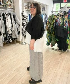 Bodil Bodil Gauze Crop Top, Black