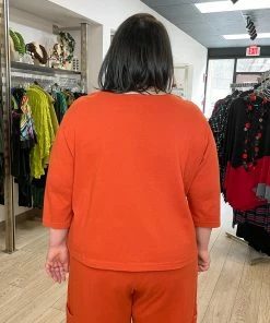 Pacificotton Bryn Walker 3/4 Sleeve Boxy Shirt, Quill