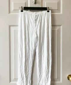 Chalet Chalet Et Ceci Crinkle Slit Pants, White