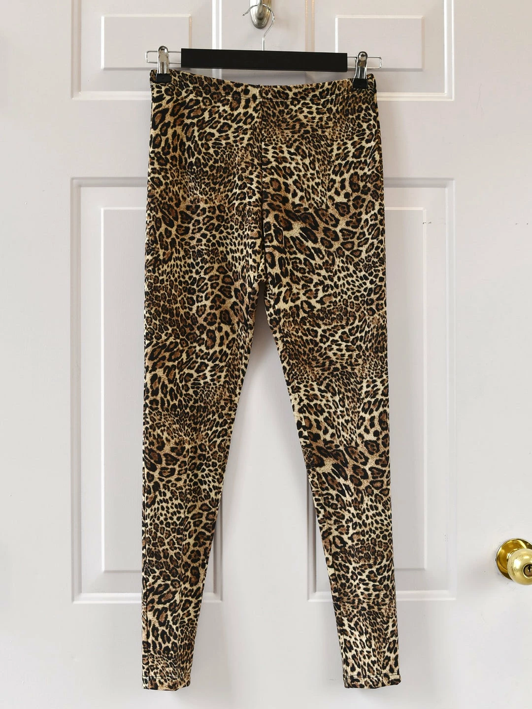 Comfy USA Bottoms Extra Long Legging - Sweater Leopard