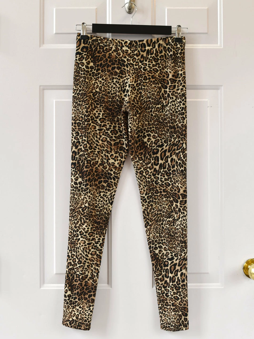 Comfy USA Bottoms Extra Long Legging - Sweater Leopard