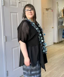 Cynthia Ashby Katy Top, Black Cynthia Ashby