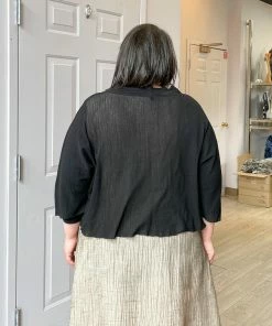 Cynthia Ashby Pullover Top, Black Cynthia Ashby