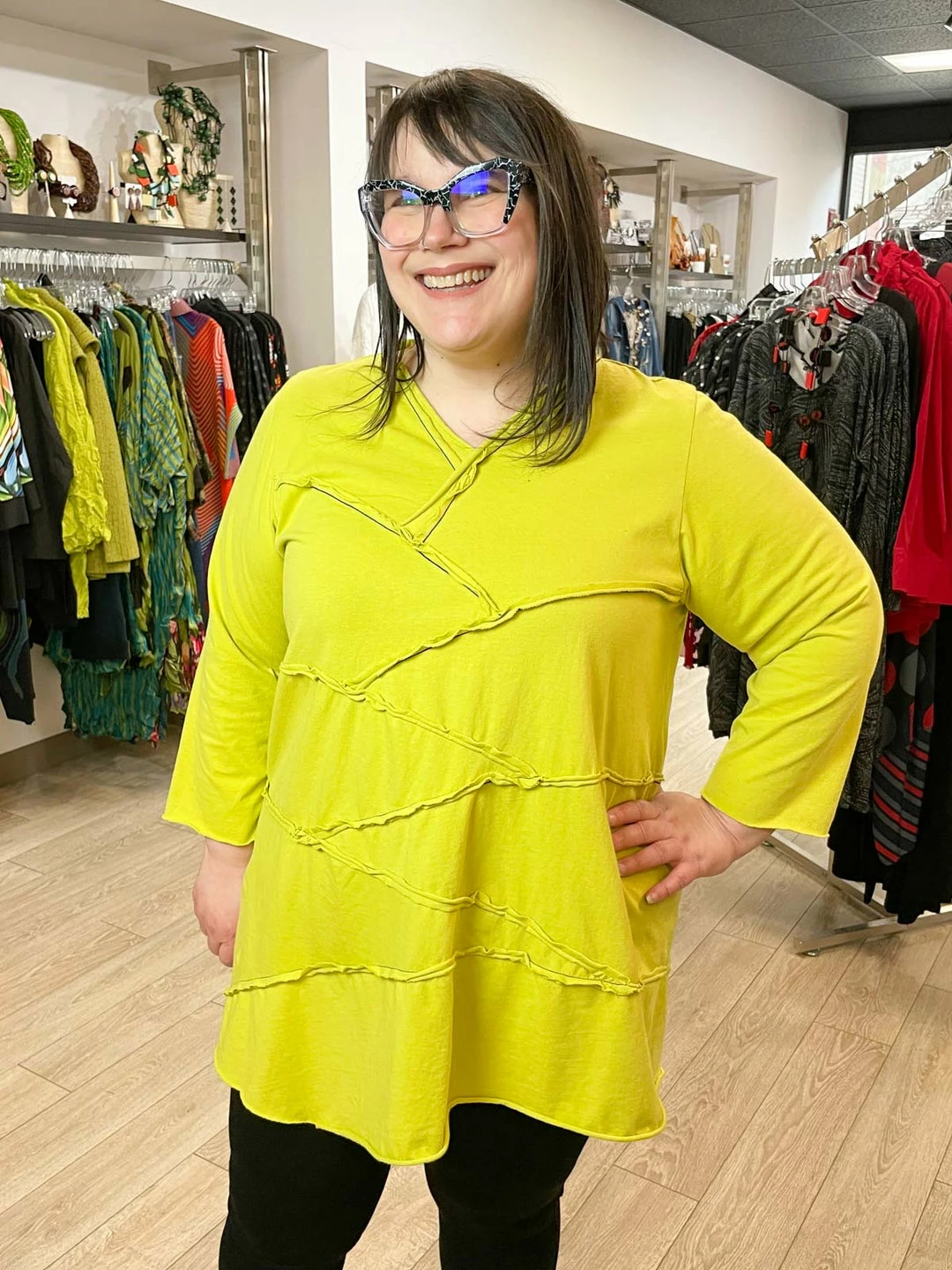 Cynthia Ashby Sonoma Tunic, Daffodil Cynthia Ashby