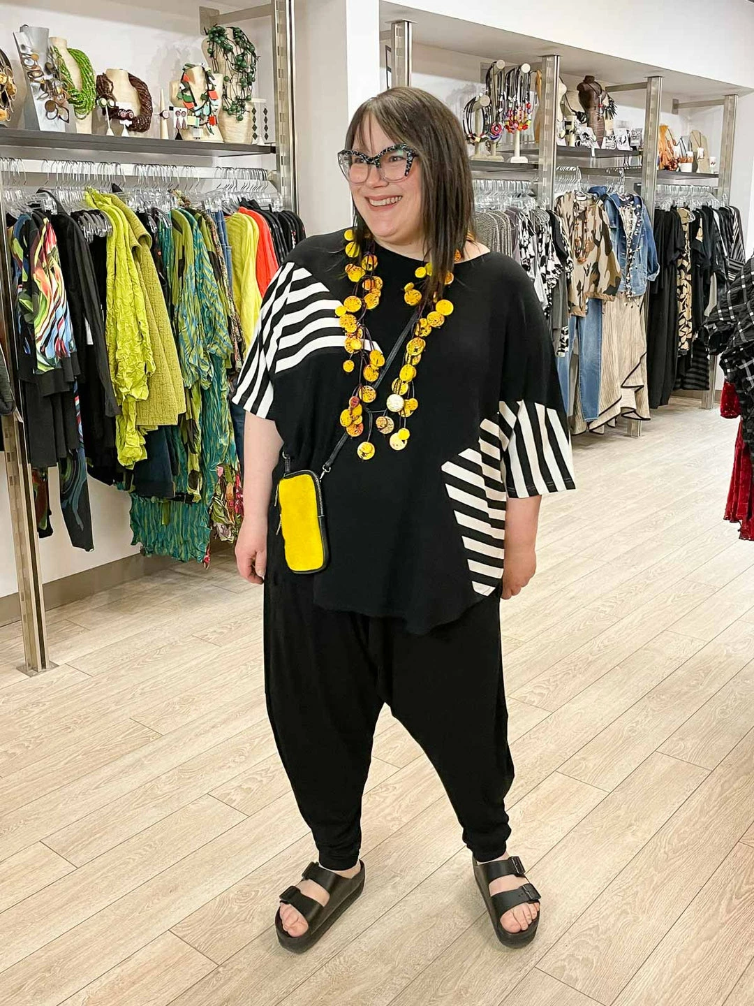 Trine Kryger Simonsen Tonia Drop Crotch Pants, Black Trine Kryger Simonsen