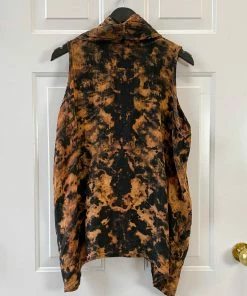 Dress To Kill Pintuck Vest, Linen Splotch Dress To Kill