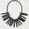 OC Jewelry Chips Necklace, Black OC Jewelry