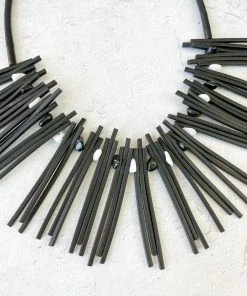 OC Jewelry Chips Necklace, Black OC Jewelry