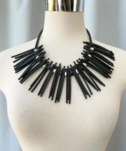 OC Jewelry Chips Necklace, Black OC Jewelry