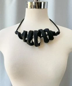 OC Jewelry Ribbon Necklace, White UL OC Jewelry