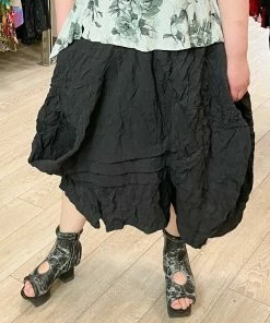 Dress To Kill Glamour Tuck Skirt, Black Taffeta Crush Dress To Kill