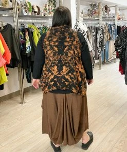 Dress To Kill Pintuck Vest, Linen Splotch Dress To Kill