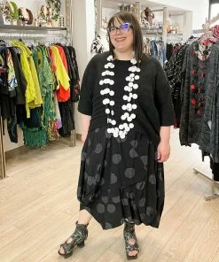 Dress To Kill Dress To Kill Tuck Pullover, Black Gauze