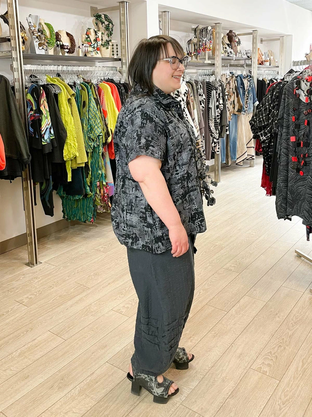 Dress To Kill Dress To Kill Multi Folded Pant, Navy Stripe