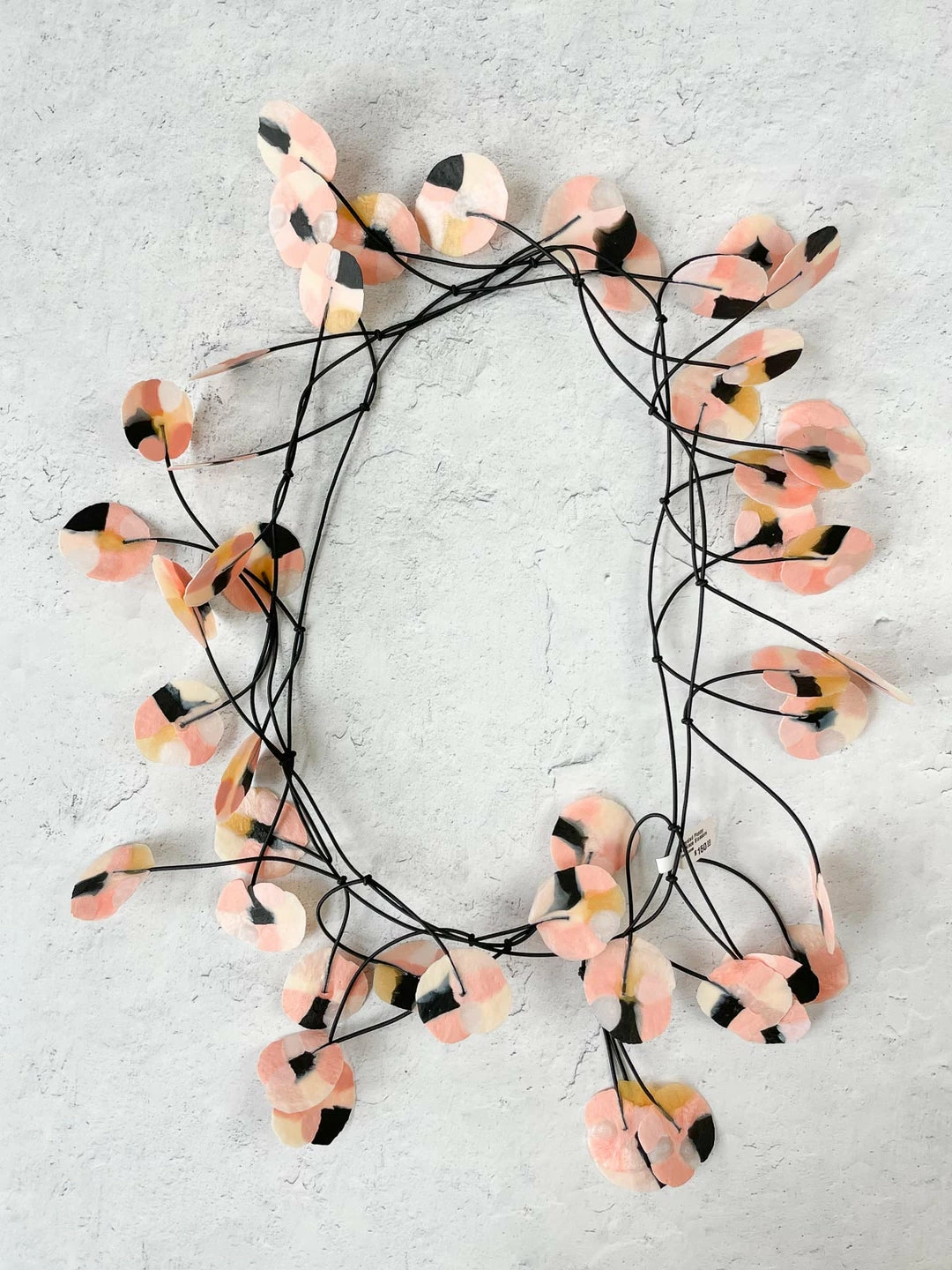 Ekei Menna Recycled Poppy Necklace, Blossom