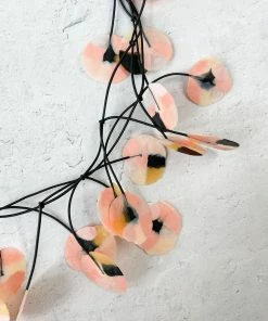 Ekei Menna Recycled Poppy Necklace, Blossom